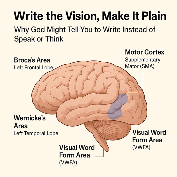 ✉️ Why God Might Tell You to Write Instead of Speak or Think