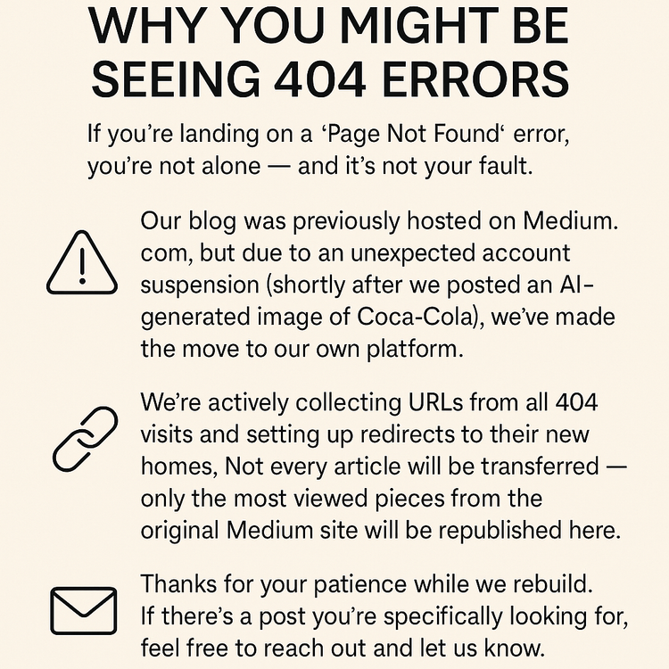 Why You Might Be Seeing 404 Errors